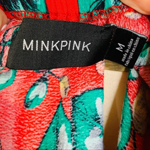MINKPINK Tropical Dream Crop Top MEDIUM - Picture 8 of 10